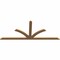 Ekena Millwork Richland Timber Gable Bracket, Western Red Cedar, 84"W x 35"H x 1 1/2"D x 3 1/2"F, 10/12 Pitch GBW084X35X0204RIC00SWR - alternate 3